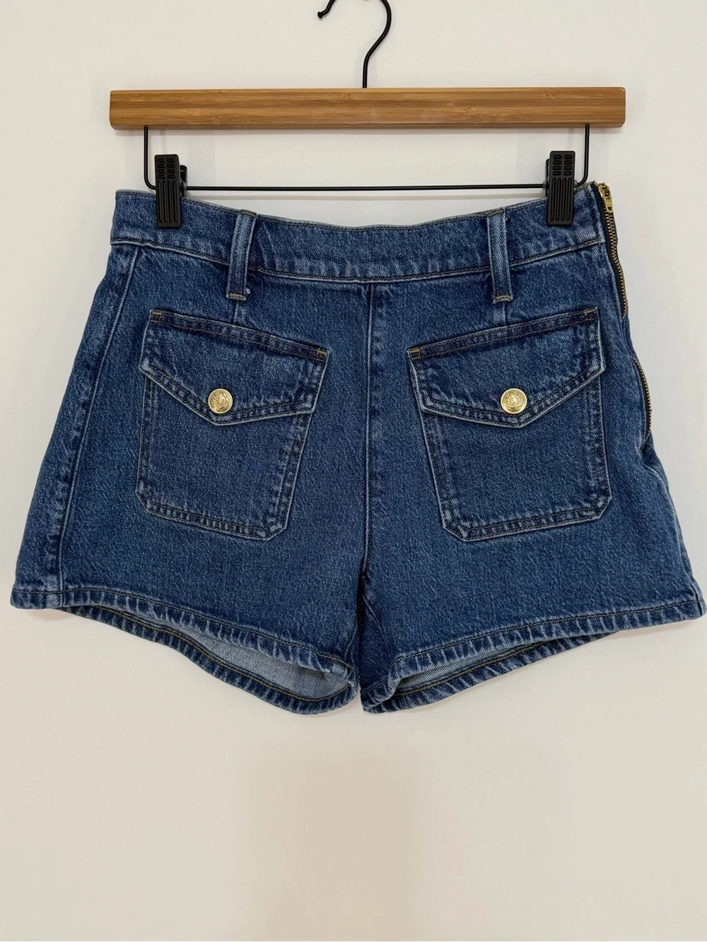 J. Crew Women's Denim Short With Sailor Pockets Size 25